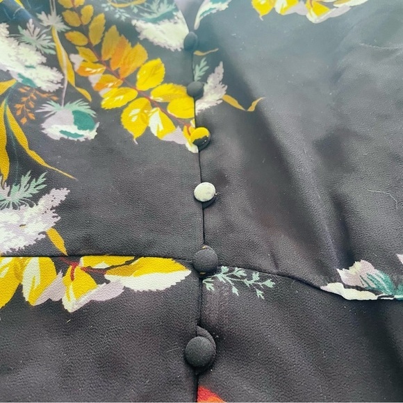 Madewell Lilyblossom Button-Front Dress in Blooming Oasis - Picture 16 of 16